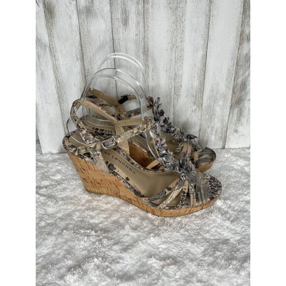 Chinese Laundry Venice Beach Wedge Sandals 7M - Picture 3 of 10